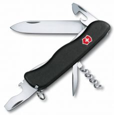 Нож туристический Victorinox Nomad 0.8353.3 111мм с фиксатором 11 функций нейлоновая рукоять черный